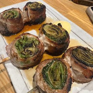 レタス巻き(炭火焼鳥 銀次郎)