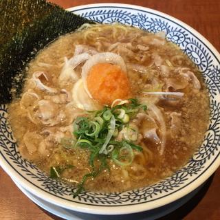 熟成しょうゆ　丸源肉そば　［当店のイチオシメニューです］
