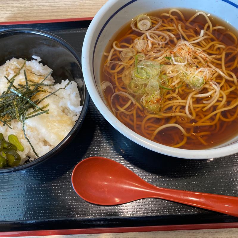 ミニとろろ丼セット(吉そば 赤坂店)