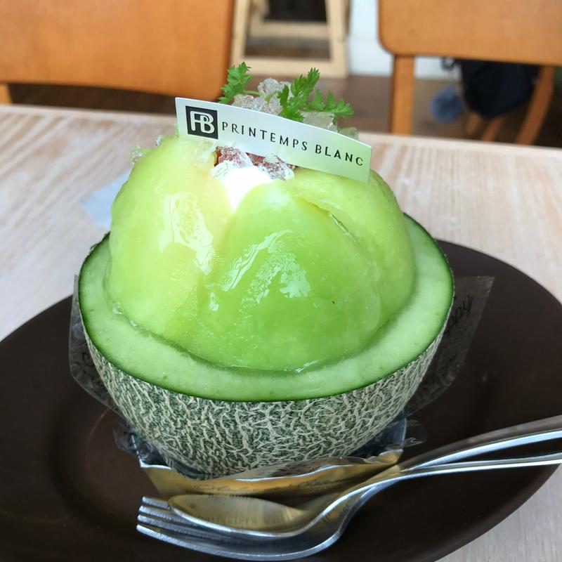 メロンケーキ(プランタン ブラン （printemps blanc）)