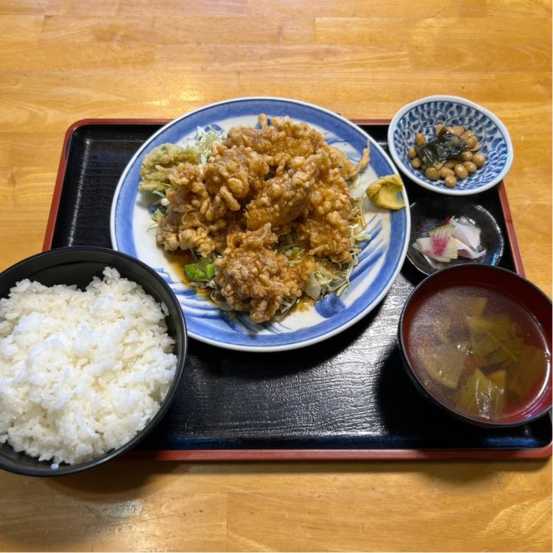 スタミナにんにく鶏唐揚げ定食(とんかつ美沢 )