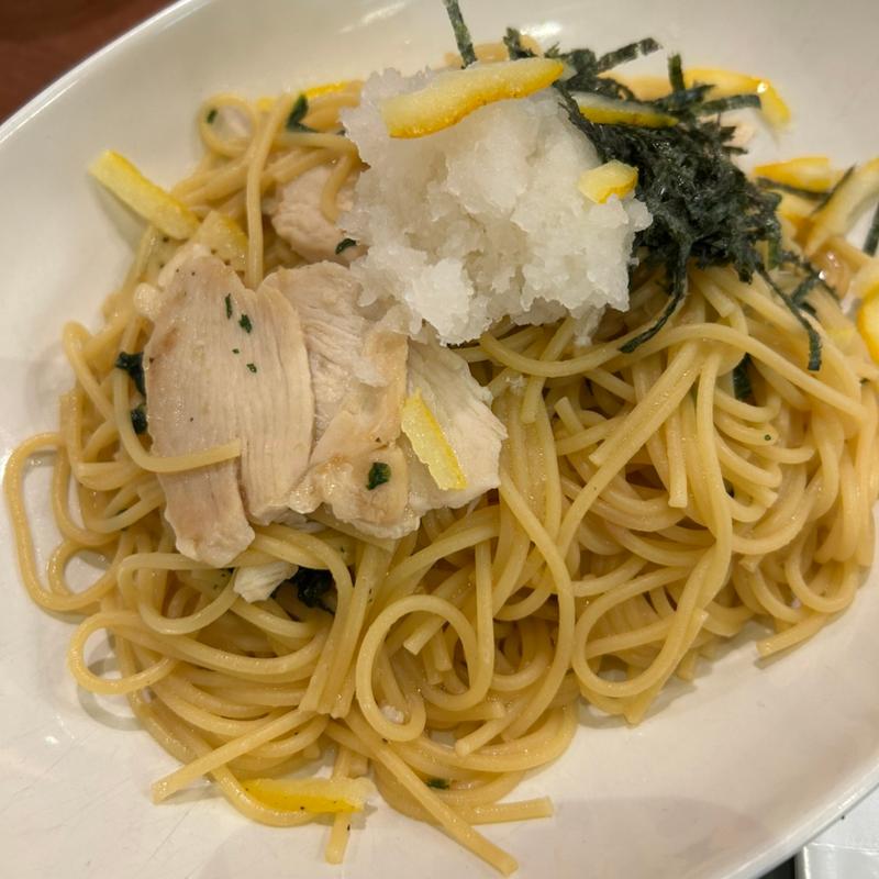 チキンとほうれん草の柚子胡椒(プロント　さっぽろポールタウン店)