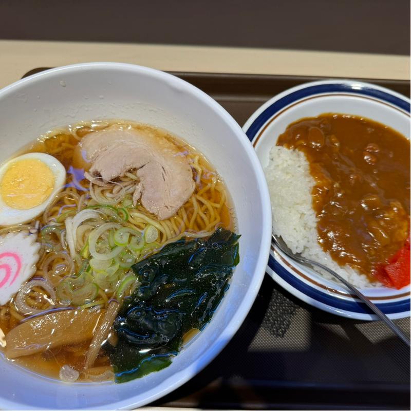 昔ながらのラーメンミニカレーセット(名代 富士そば 御徒町駅前店 )