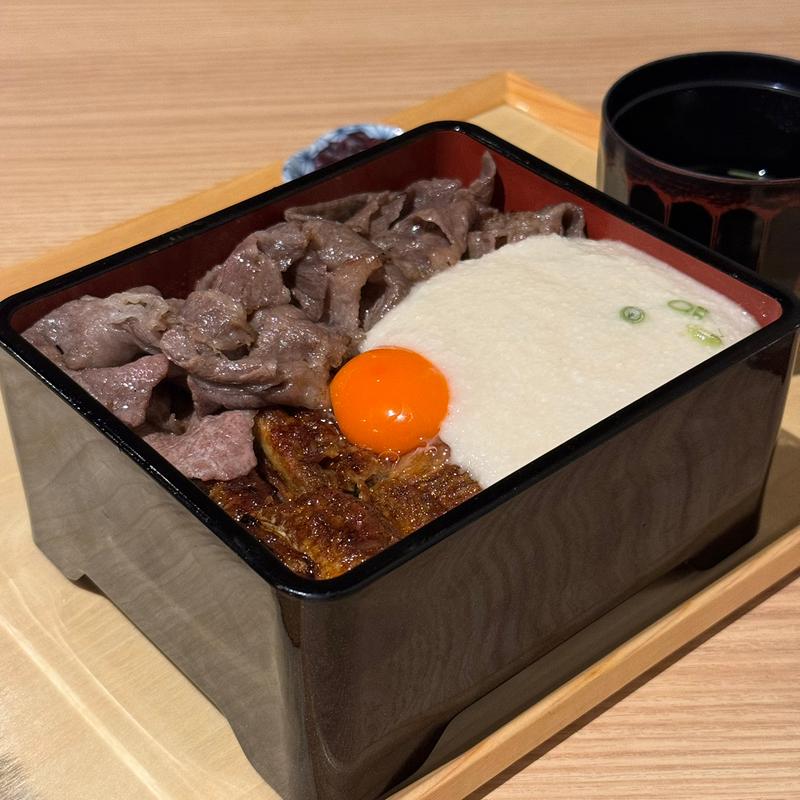 和牛うな玉重(うなぎのお多福)