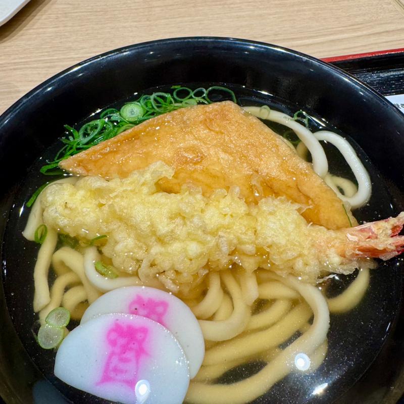 海老天きつねうどん(資さんうどん 今福鶴見店)