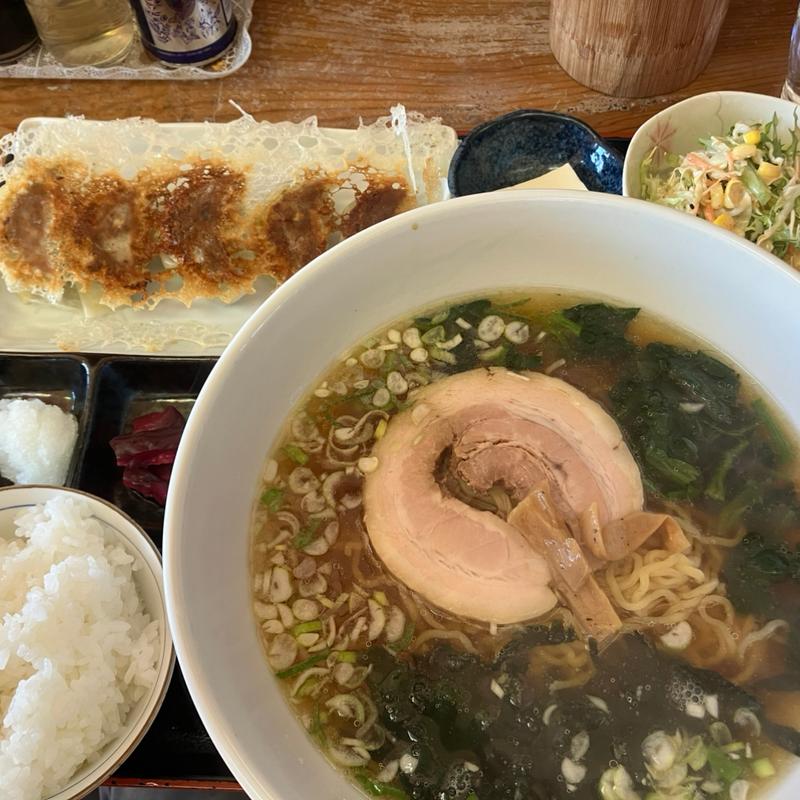 Cランチ餃子セット(らぁ麺や コント)