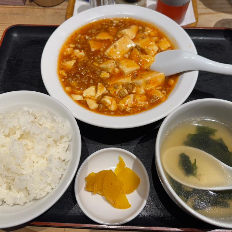麻婆豆腐定食(ラーメン餃子館 小次郎 歌舞伎町店)