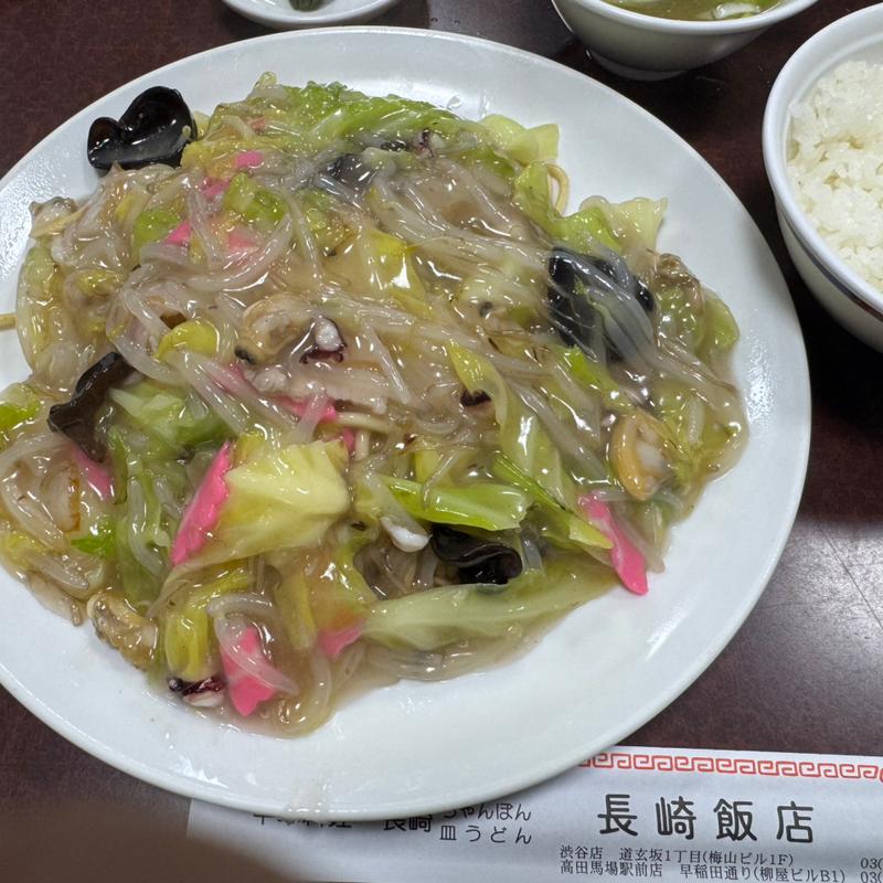 皿うどんセット　軟(長崎飯店 高田馬場駅前店 （ナガサキハンテン）)