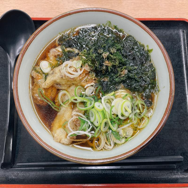 舞茸天浜海苔そば(YASMOCCA 野呂 (上り))