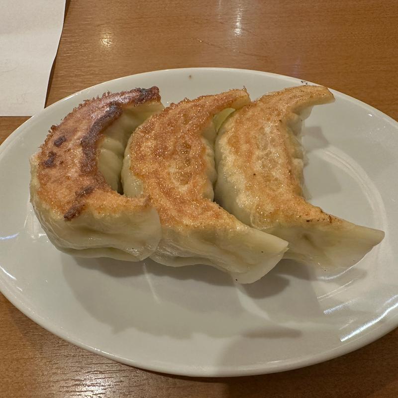 ぎょうざ 3ケ(麺処 暁商店 宇都宮店)