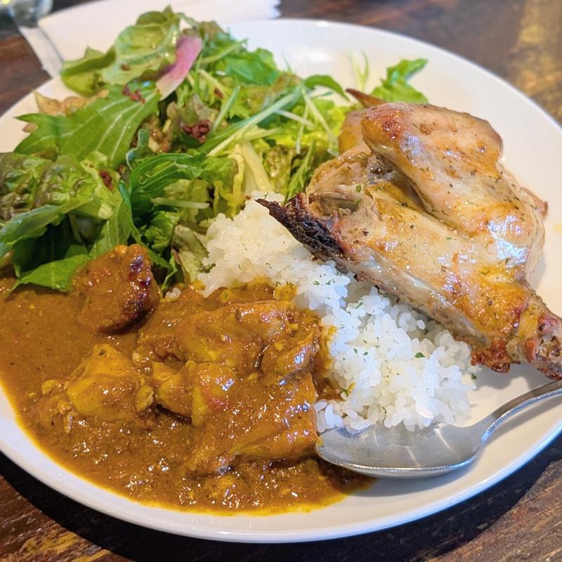 クォーターチキンプレート(チキンプレイス ロティサリーズ )