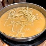 【〆】ちゃんぽん麺(博多もつ鍋 おおやま 仙台)