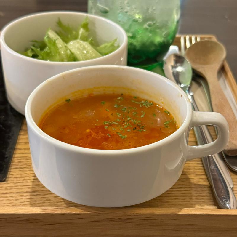 たっぷり野菜のミネストローネ(いこい珈琲)