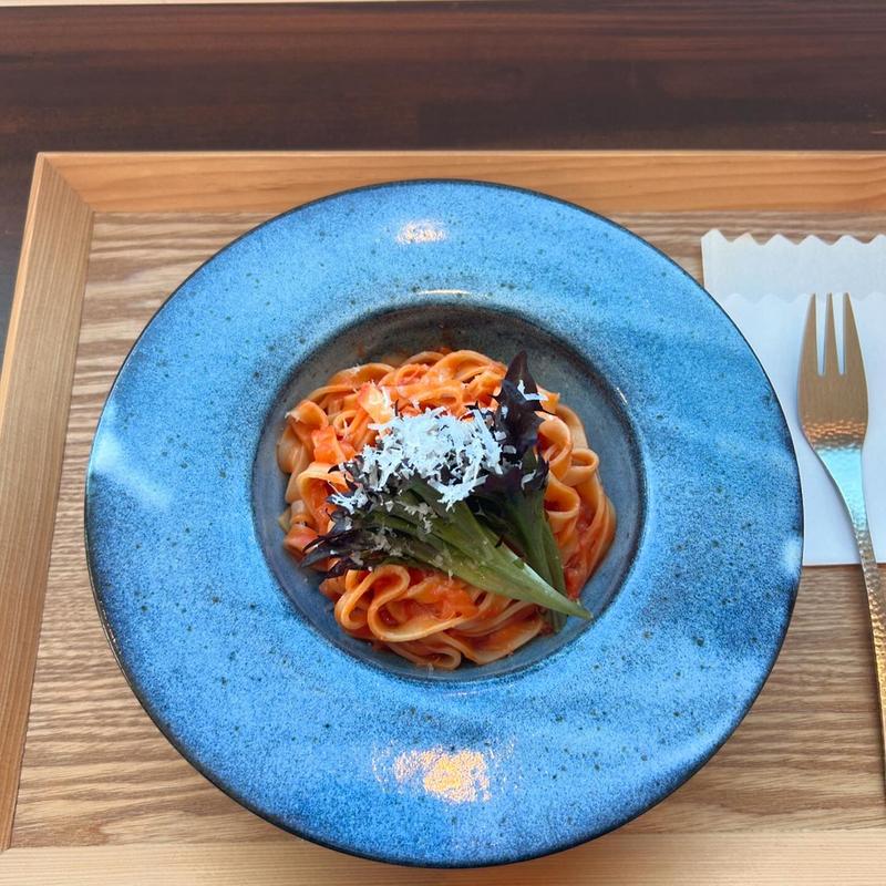 蟹のトマトクリームパスタ(フリート)