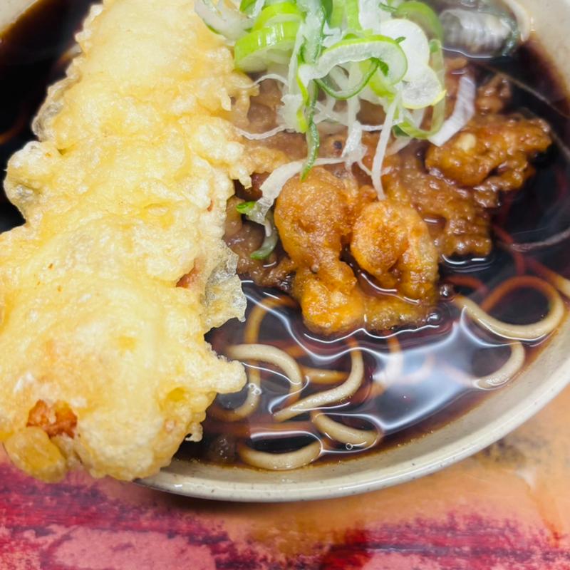 あみ天&ちくわ天(そば千)