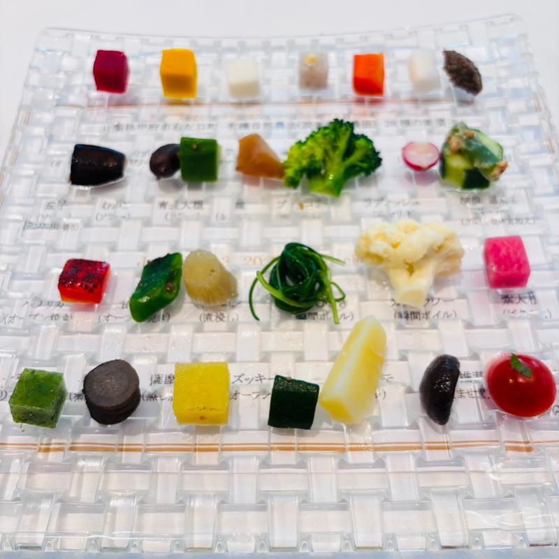 山梨県産　無農薬野菜達　28～30種の盛合せ(銀座シェ・トモ)