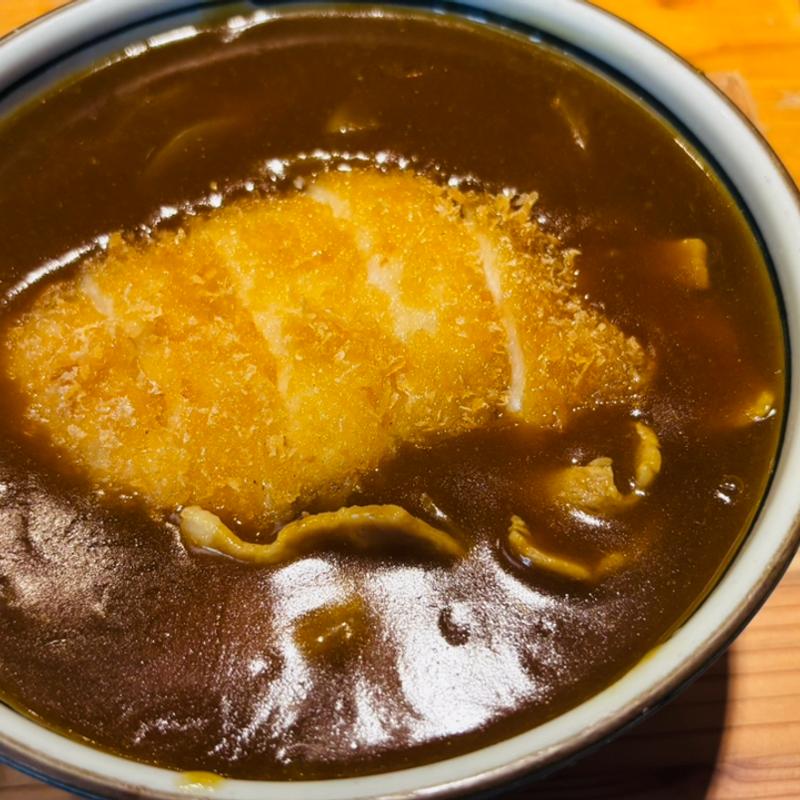カツカレー南蛮そば(尾張屋)