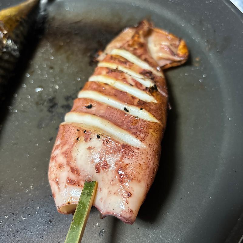 イカ串焼き(浜焼きセンター金八 )