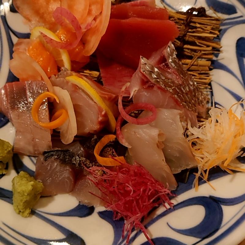 七種盛(釣り師の厨房 魚十二ヶ月 代々木 海鮮居酒屋)