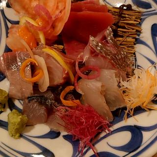 七種盛(釣り師の厨房 魚十二ヶ月 代々木 海鮮居酒屋)