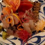 七種盛(釣り師の厨房 魚十二ヶ月 代々木 海鮮居酒屋)