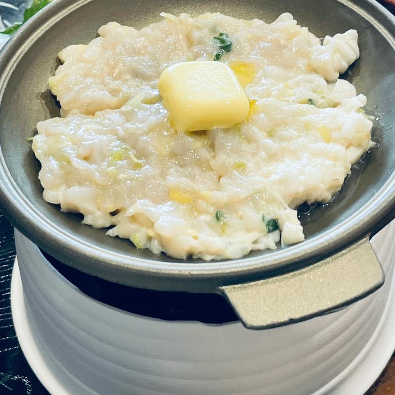 イカなめろうのバター焼き(船頭の台所 )