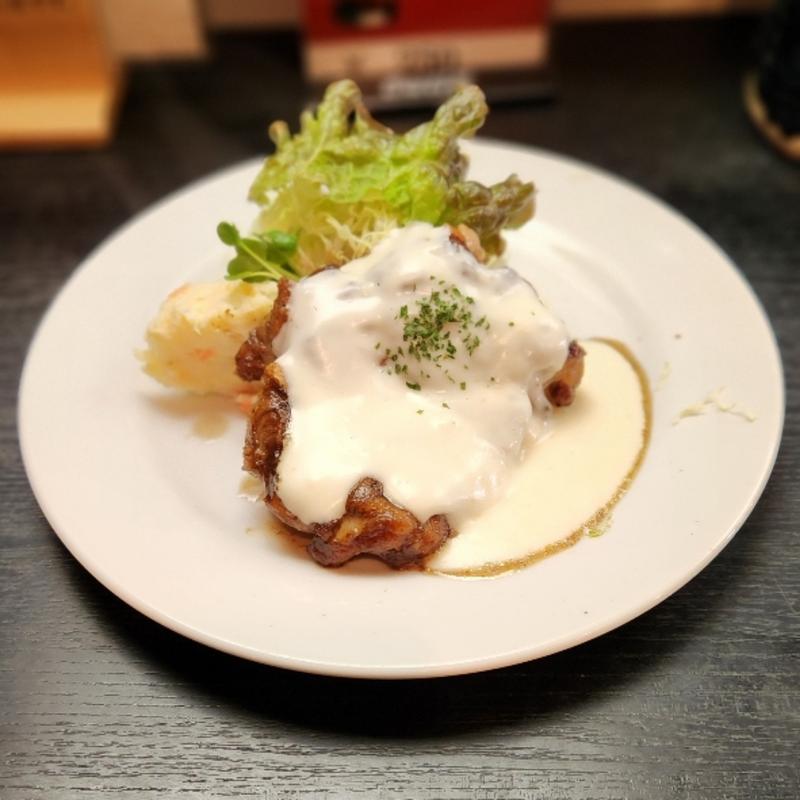 若どりバター焼(ハーフ)(名代とんかつ　かっぱ )