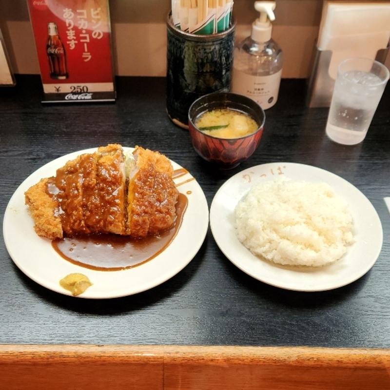 名代とんかつ定食(名代とんかつ　かっぱ )