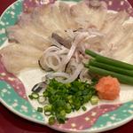 河豚刺し(かぶら)
