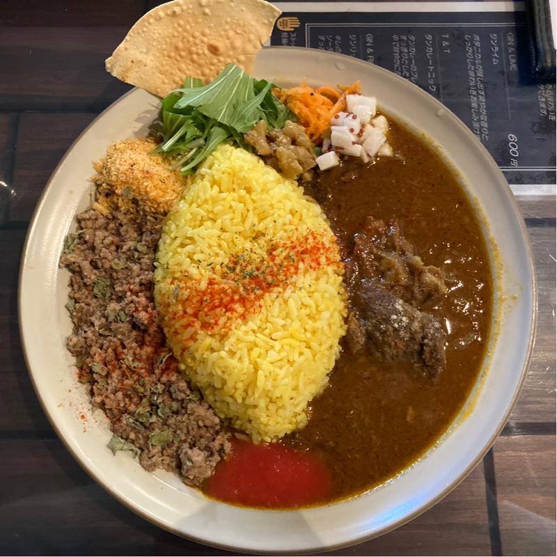 あいがけカレー(SPICE HOUSE YU)