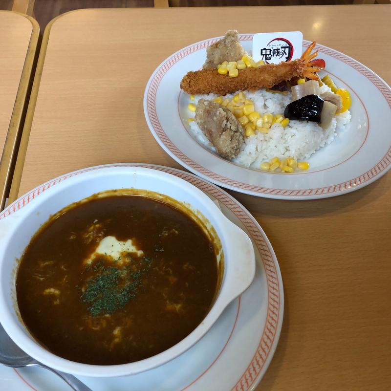 音柱 宇髄天元の華麗にド派手なチーズカレー(ジョイフル 白井店)