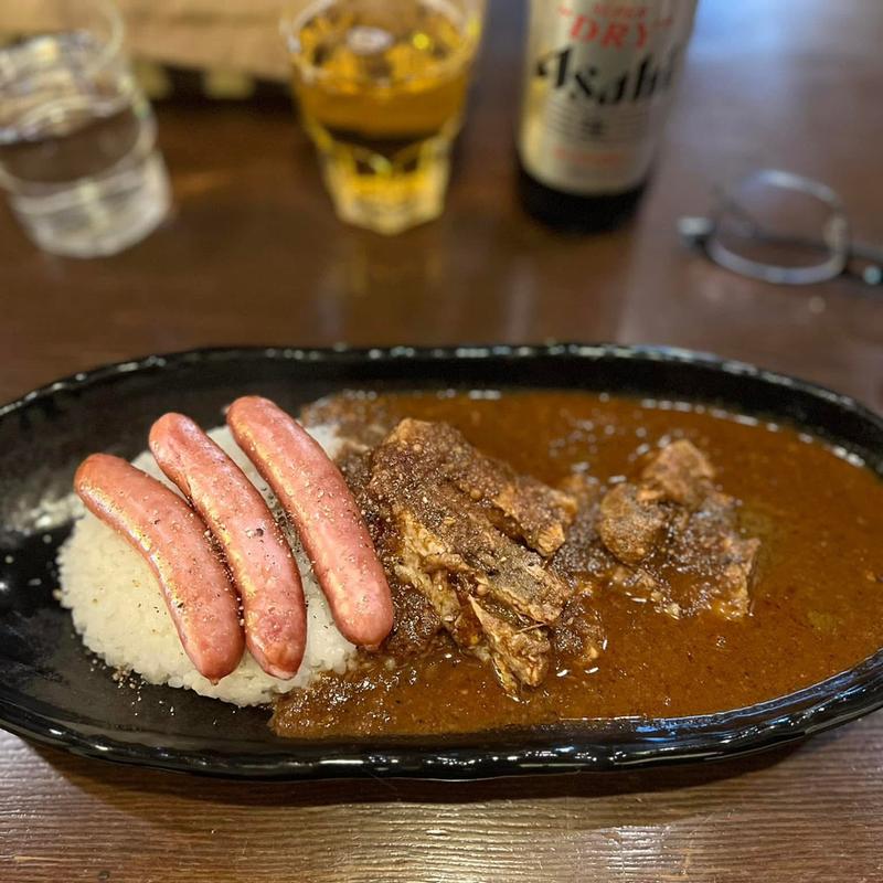 ポークカレー 激辛 ウィンナー(三茶カリー ZAZA)