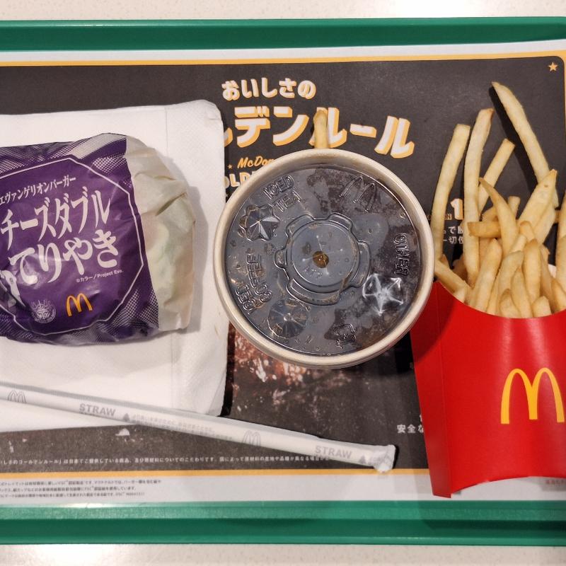 チーズダブルてりやき(マクドナルド ＪＲ難波駅前店)