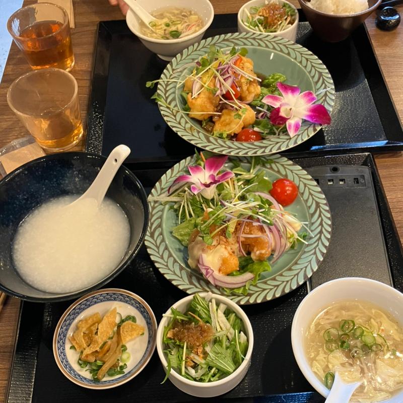ランチセット③海老料理(香港飲茶 熊公館)