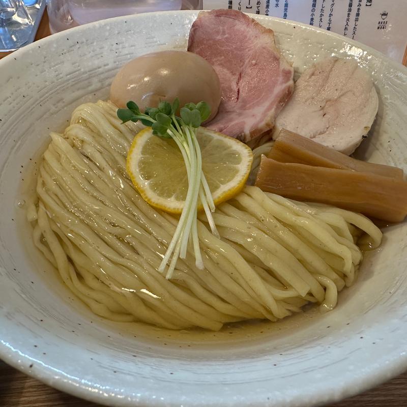 味玉昆布水つけ麺 醤油(HAREtokidokiMUGI)