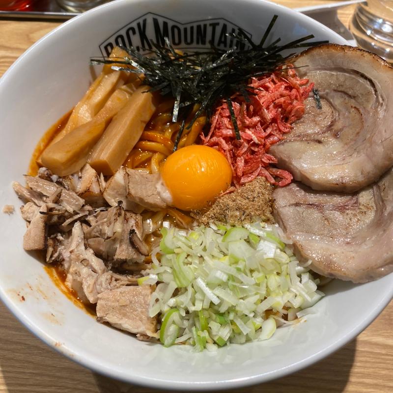 特製海老まぜそば(海老つけ麺専門店 ROCK MOUNTAIN 表参道店)