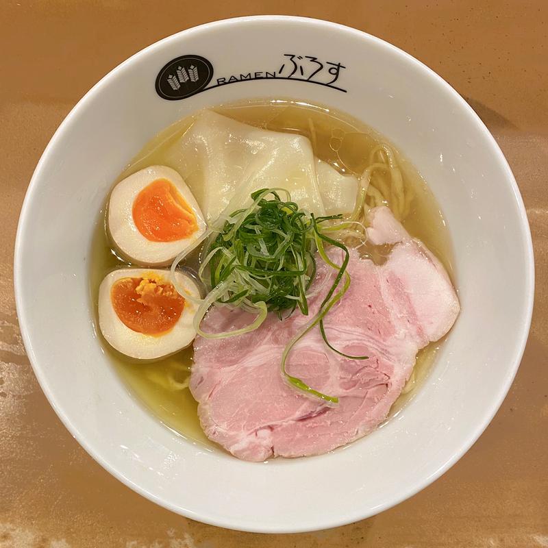 潮塩SOBA薫玉のせ(ＲＡＭＥＮ　ぶろす)