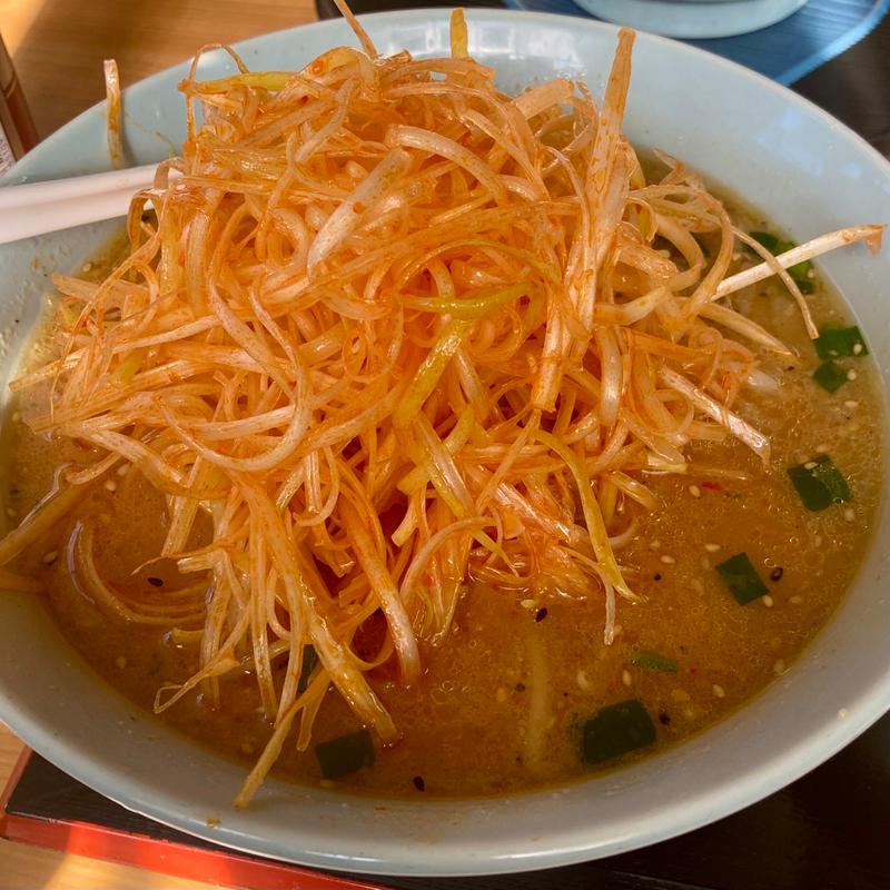 ねぎ味噌ラーメン(くるまやラーメン根岸店)