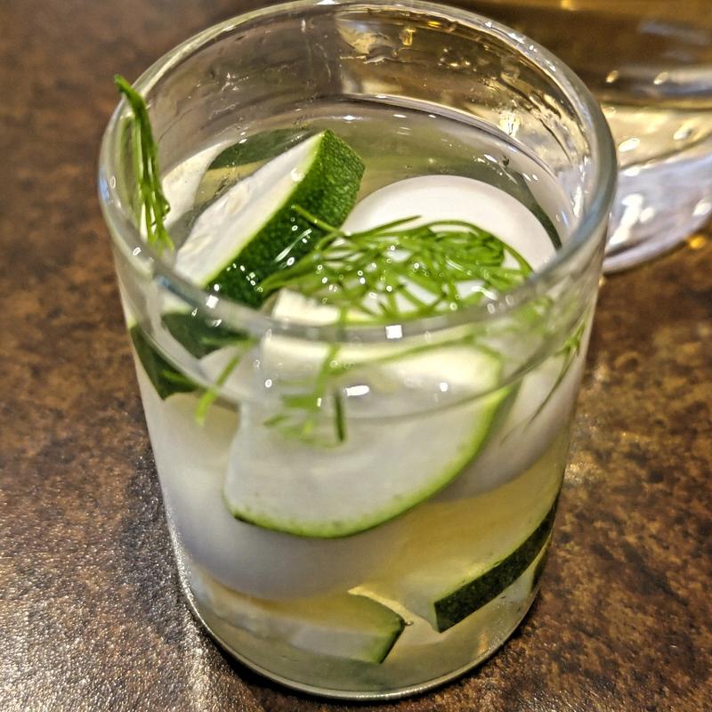 うずらとズッキーニのピクルス(天ぷらSakaba 型無虎南 KONAN)