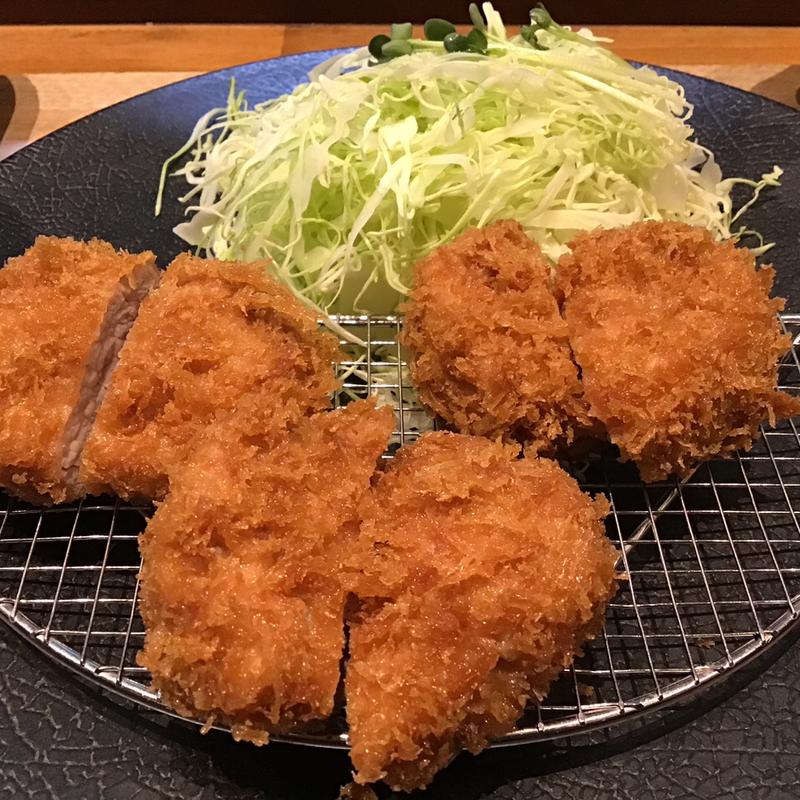 ヒレカツと海老フライ定食(とんかつ 大福)