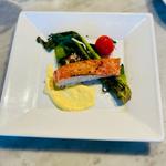 ランチコース　金目鯛の薪火焼き シトラスオランデーズソース