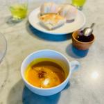 ランチコース　カボチャのポタージュ