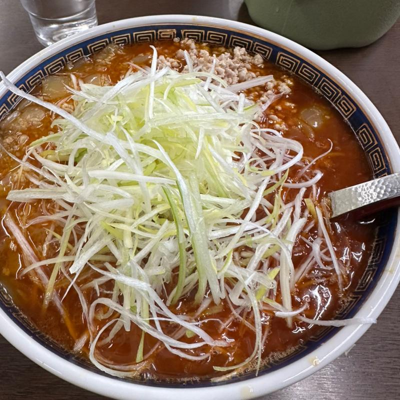 上担々麺+中辛+大盛り(江ざわ)