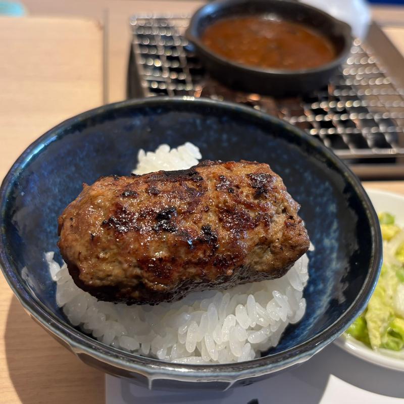 ハンバーグ定食(3個)(ハンバーグ 嘉 ( Hamburg YOSHI ))