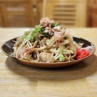 ホルモンうどん(お好み焼きもり)