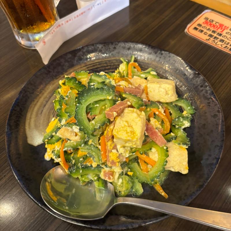 ゴーヤチャンプル(沖縄料理のライヴ居酒屋　うりずん)