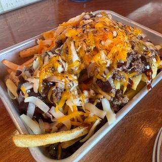BBQグラウンドビーフミートチーズーフライ