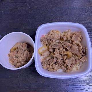 肉だく牛丼　アタマの大盛(吉野家 足立保木間店)