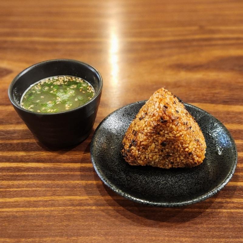 焼きおにぎり スープ付き(CHIKICHIKI 天満店)