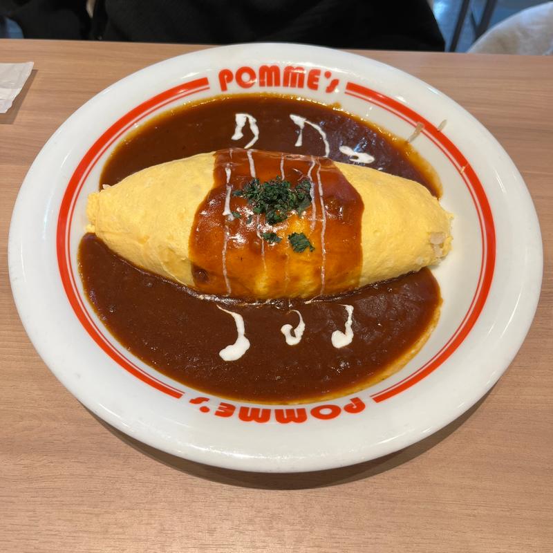 ハヤシソースのオムライス Sサイズ(ポムの樹 mozoワンダーシティ店)